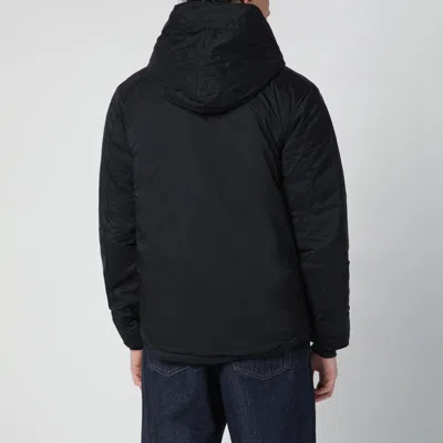 Canada Goose Hooded Down Jacket Featuring Chest Pocket In Black