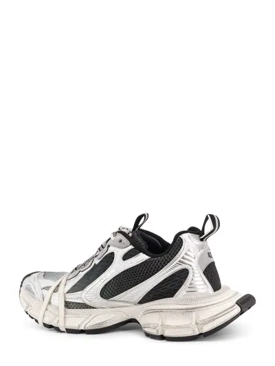 Balenciaga 3xl White Low Top Sneakers With Logo Detail In Tech Fabric Man In Multi