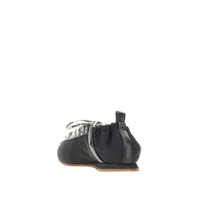 Ganni Alexander Mcqueen White Leather Sneakers With White Leather Heel