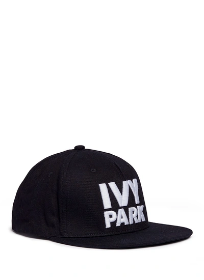 Ivy Park Logo Baseball Cap In Black