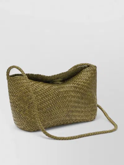 Dragon Diffusion Shoulder Bag Braided Handles Rectangular Shape