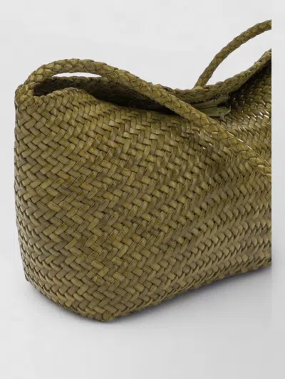 Dragon Diffusion Shoulder Bag Braided Handles Rectangular Shape