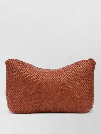 Dragon Diffusion Rectangular Shoulder Bag Woven Texture Strap