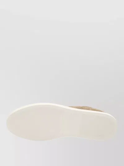 Common Projects Bball Slim Deconstructed Leather Low Sneakers In Multi
