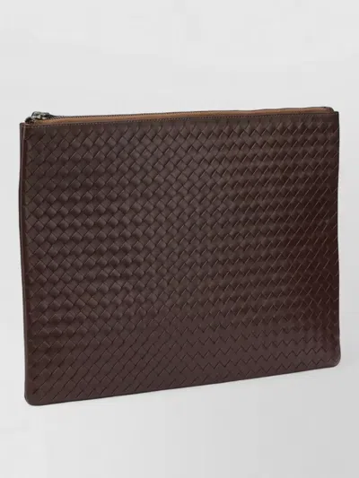 Dragon Diffusion Rectangular Clutch Bag Woven Texture Smooth Finish