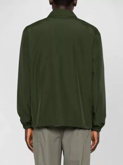 Canada Goose Regency Jacket Collared Design Elasticated Cuffs Hem In Green