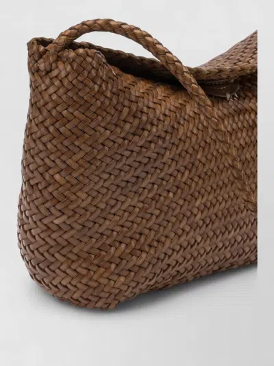 Dragon Diffusion Rectangular Shoulder Bag Woven Texture Handle