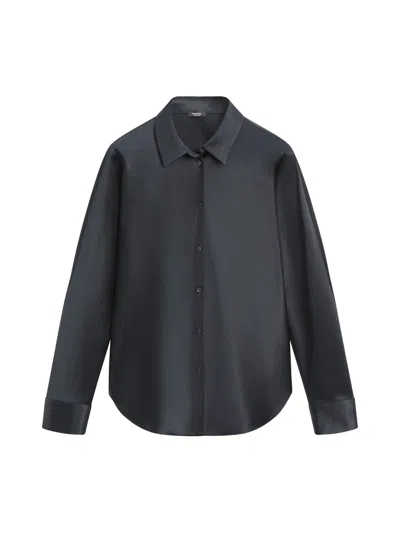 Massimo Dutti Camisa Fluida Satinada In Multi