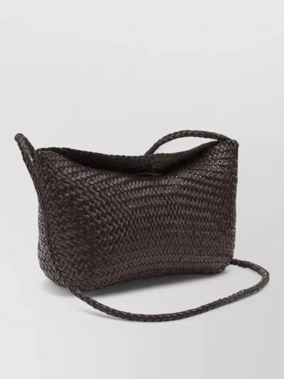 Dragon Diffusion Woven Texture Shoulder Bag Single Strap