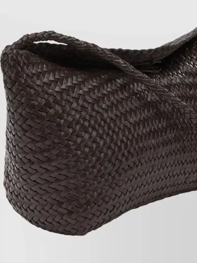 Dragon Diffusion Woven Texture Shoulder Bag Single Strap
