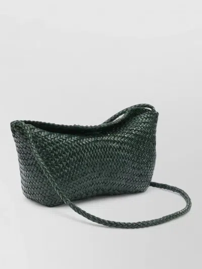 Dragon Diffusion Rectangular Shoulder Bag Woven Texture Strap