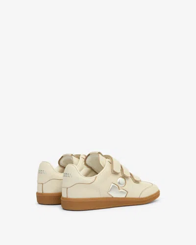 Isabel Marant Beth Mixed Leather Triple-grip Sneakers In Multi