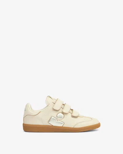 Isabel Marant Beth Mixed Leather Triple-grip Sneakers In Multi