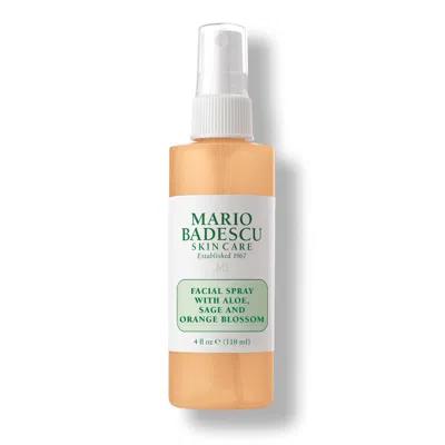 Mario Badescu Facial Spray With Aloe, Sage And Orange Blossom In Transparent