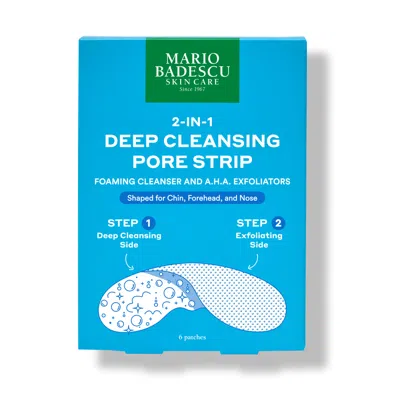 Mario Badescu 2-in-1 Deep Cleansing Pore Strip, 6-pk. In Blue