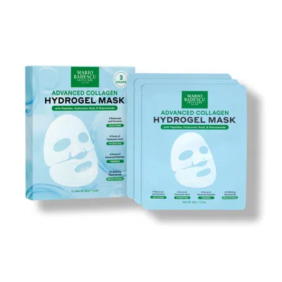 Mario Badescu Advanced Collagen Hydrogel Mask With Peptides, Hyaluronic Acid & Niacinamide In Blue