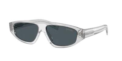 Prada 0pr C02s Translucent Acetate Sunglasses In Gray