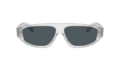 Prada 0pr C02s Translucent Acetate Sunglasses In Gray