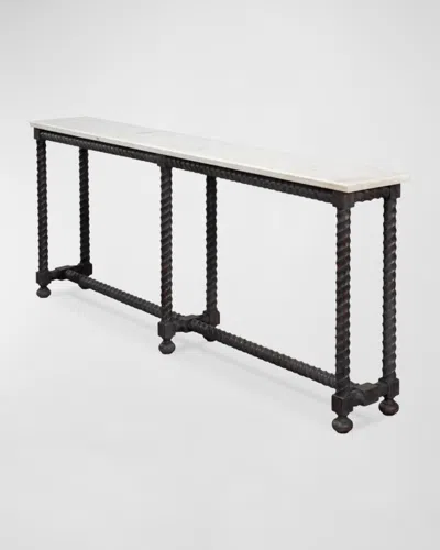Sarreid Barley Console Table In Black