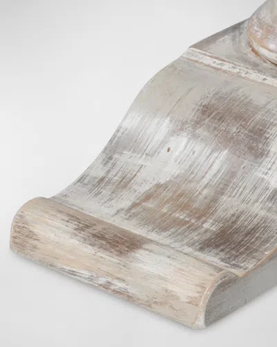 Sarreid Rectangular Faux Marble Dining Table In Gray