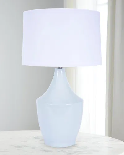 Old World Design Shelby Ceramic Table Lamp In Blue