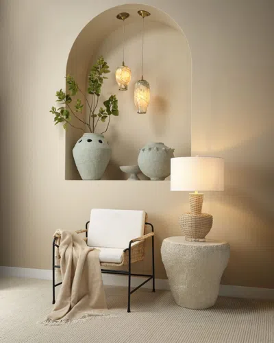 Jamie Young Large Uni Side Table In Neutral