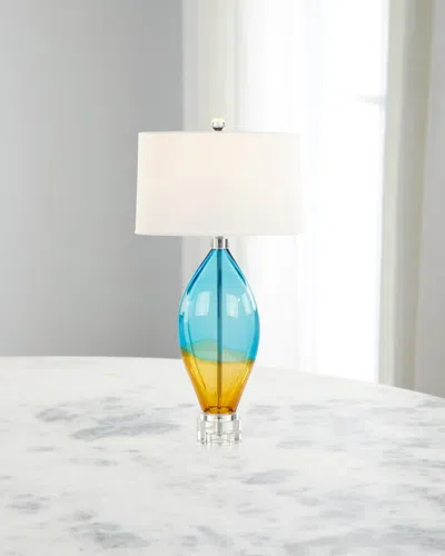 John-richard Collection Blue Hour 33" Table Lamp In Multi