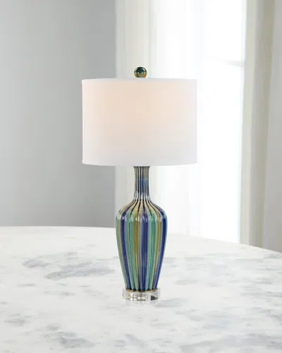 John-richard Collection Rayas 28" Ceramic Table Lamp In Multi