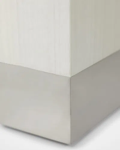 John-richard Collection Revolve Cocktail Table In White