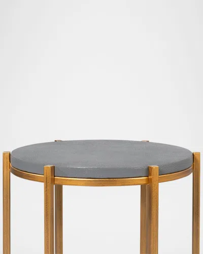 Sarreid Spence Side Table In Gray