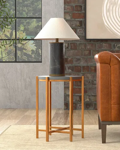 Sarreid Spence Side Table In Gray