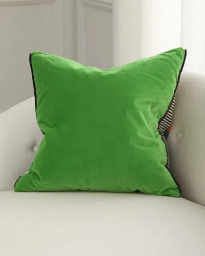 Designers Guild Raku Patchwork Decorative Pillow, 20" Square In Multi