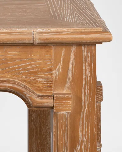 Sarreid Brighton Dining Table, 79" In Brown