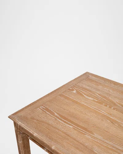 Sarreid Brighton Dining Table, 79" In Brown