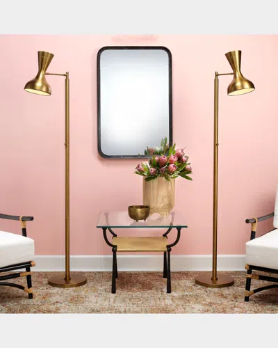 Jamie Young Renzo Iron Side Table In Black