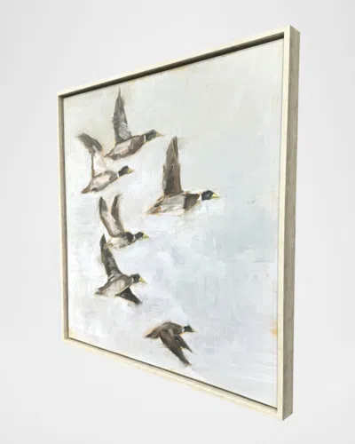 Paragon Decors Mallard Migration I Framed Giclee By Ethan Harper In Multi