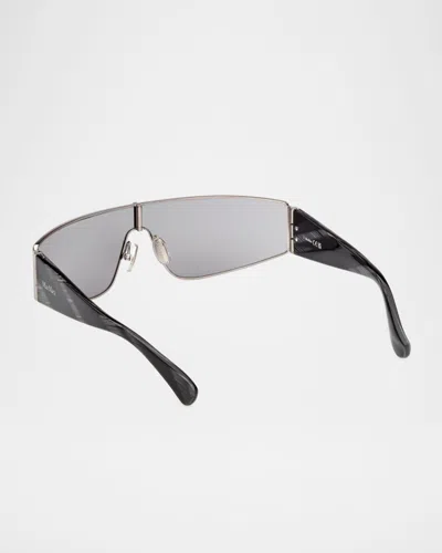 Max Mara Space Shield Sunglasses In Gray