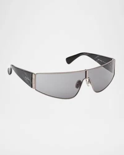 Max Mara Space Shield Sunglasses In Gray