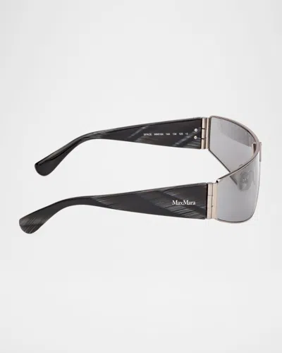 Max Mara Space Shield Sunglasses In Gray