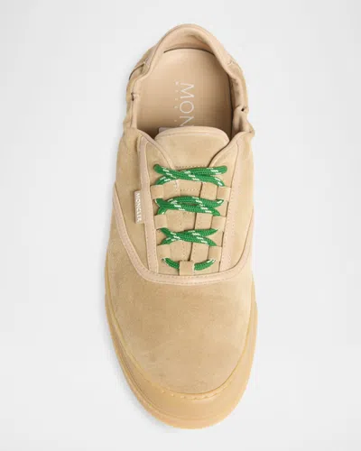 Moncler Biscuit Suede Vera Leisure Sneakers In Brown