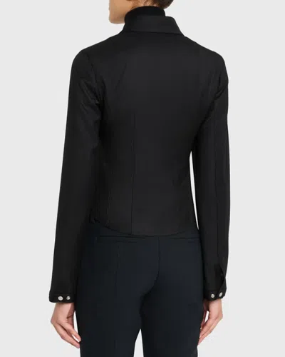 Tonywack Wool Zip Jacket In Black