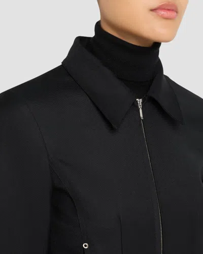 Tonywack Wool Zip Jacket In Black