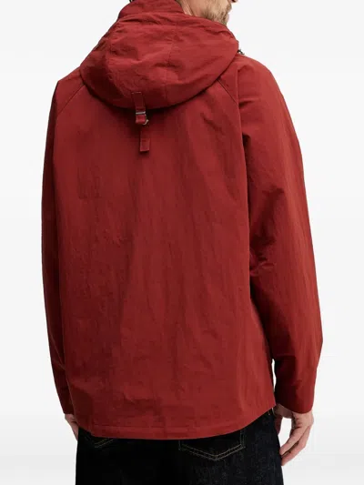 Barbour Re-engineered Showerproof Jacket Fired Brick In Brown