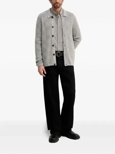 Barbour Falton Check Button Cardigan In Multi