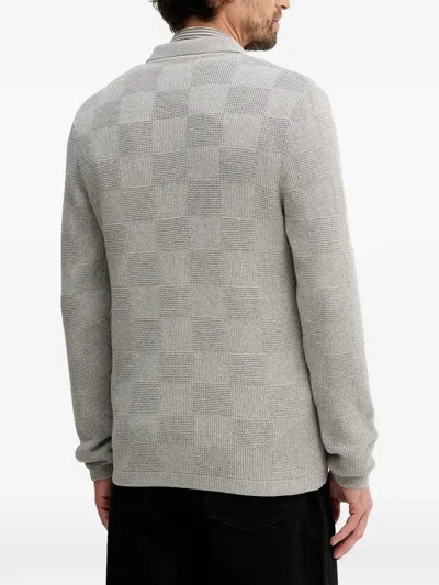 Barbour Falton Check Button Cardigan In Multi