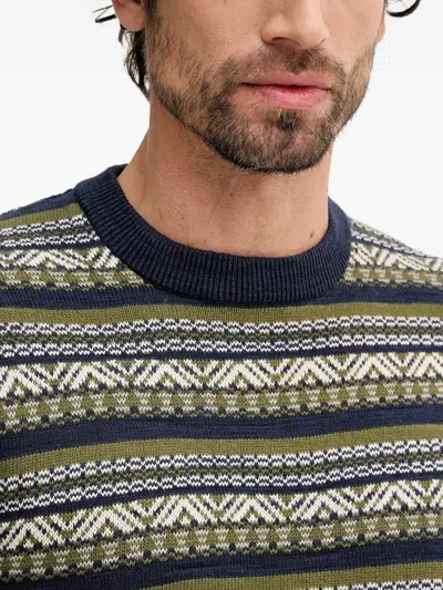Barbour Topcliffe Patterned Knit Sweater In Multi
