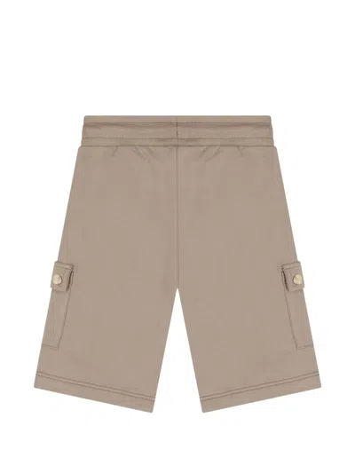 Aigner Drawstring Cargo Shorts In Gray