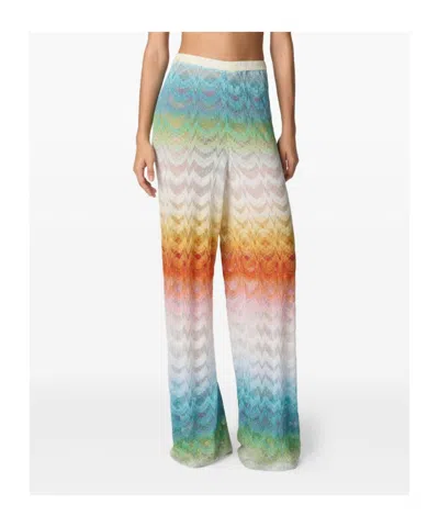 Missoni Cover-up Trousers In Shaded Lame Viscose In Multi