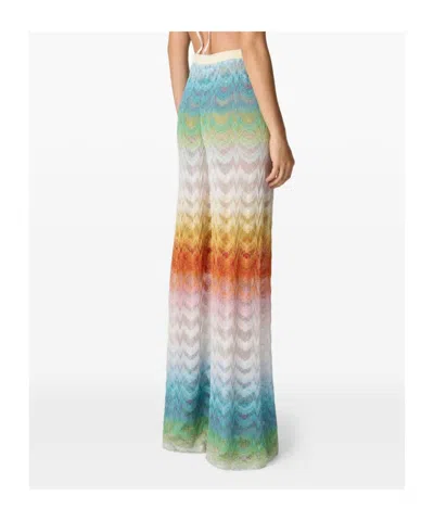 Missoni Cover-up Trousers In Shaded Lame Viscose In Multi