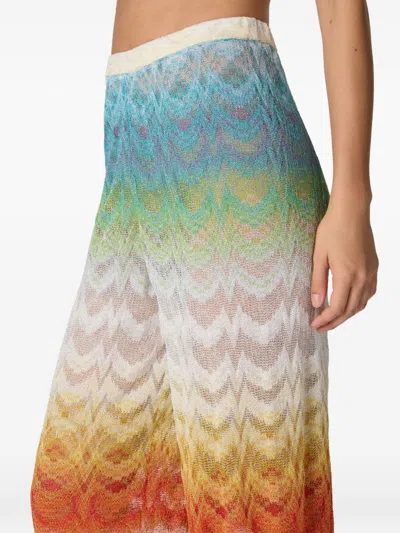 Missoni Cover-up Trousers In Shaded Lame Viscose In Multi